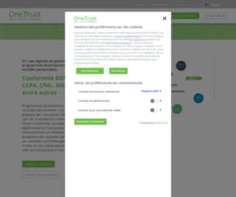 Onetrust.fr(Programmes de protection des données personnelles) Screenshot