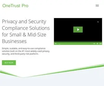 Onetrustpro.com(OneTrust Pro) Screenshot