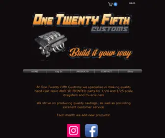 Onetwentyfifthcustoms.com(One Twenty Fifth Customs) Screenshot