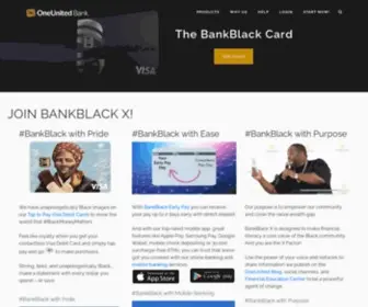 Oneunited.com(Bank Black) Screenshot