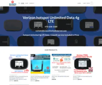 Oneunlimitedinternet.com(One Unlimited Internet) Screenshot