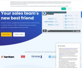 Oneupsales.co.uk(Sales Productivity Software) Screenshot