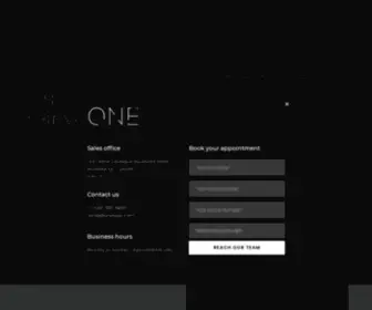 Oneviger.com(ONE Condos) Screenshot