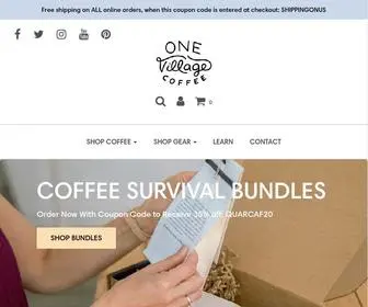 Onevillagecoffee.com(One Village Coffee) Screenshot