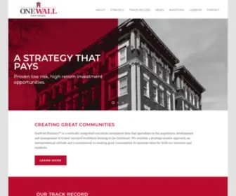 Onewallpartners.com(OneWall Partners) Screenshot