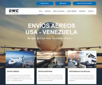 Onewaycargo.com.ve(Envíos USA) Screenshot