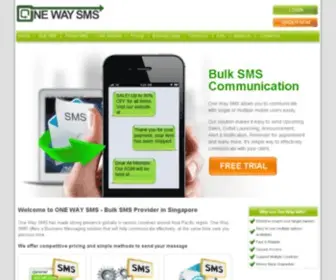 Onewaysms.sg(Bulk SMS Singapore) Screenshot