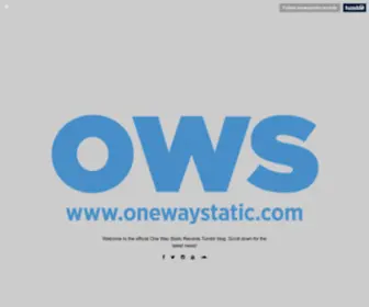 Onewaystatic.com(One Way Static Records) Screenshot