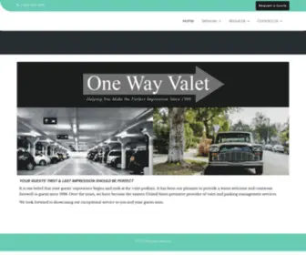 Onewayvaletinc.com(One Way Valet) Screenshot