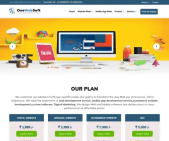 Onewebsoft.com(Website design company) Screenshot