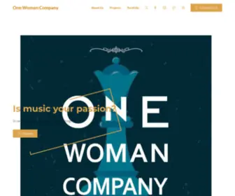 Onewomancompany.gr(Consulting Agency) Screenshot