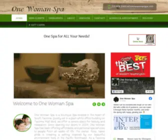 Onewomanspa.com(One Woman Spa) Screenshot