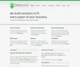 Oneworksinc.com(OneWorks Business Solutions) Screenshot