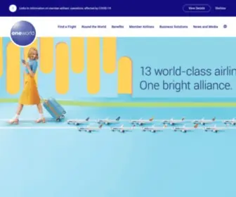 OneWorld.com(Multi-City Flights, Frequent Flyer Perks & Airport Lounges) Screenshot