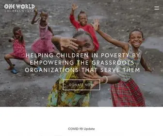 OneWorldchildrensfund.org(OWCF) Screenshot