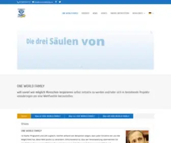 OneWorldfamily.eu(ONE WORLD FAMILY) Screenshot