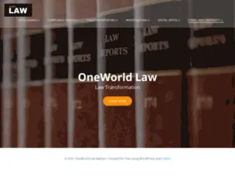 OneWorldlaw.com(Its All About Legal) Screenshot