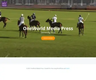 OneWorldmediapress.com(OneWorld Media Press) Screenshot