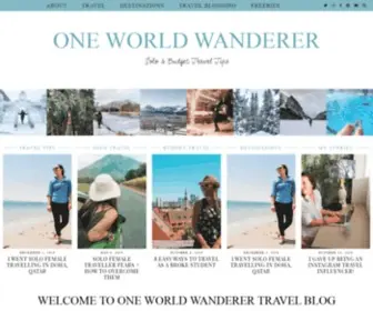 Oneworldwanderer.net(TRAVEL MORE) Screenshot