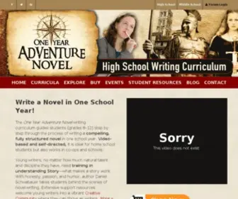 Oneyearnovel.com(One Year Adventure Novel) Screenshot