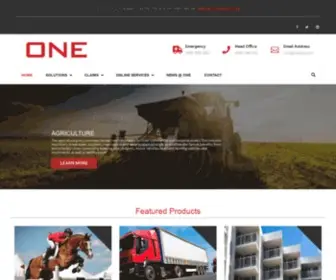 One.za.com(ONE Insurance) Screenshot