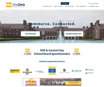 Onezonecommerce.com(One Zone Chamber of Commerce) Screenshot