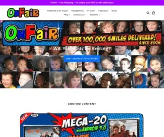 Onfair.com(Best Headrest DVD Players for 2020 at OnFair) Screenshot