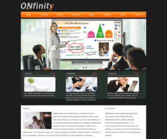 Onfinity.com(Interactive whiteboard) Screenshot