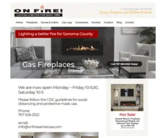 Onfiresantarosa.com(On Fire Santa Rosa) Screenshot