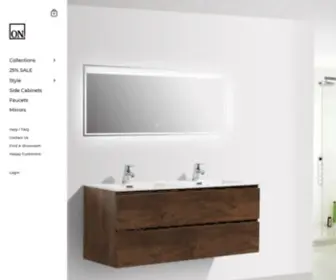 OnfloatingVanity.com(Modern Bathroom Vanity by O&N Floating Vanity) Screenshot