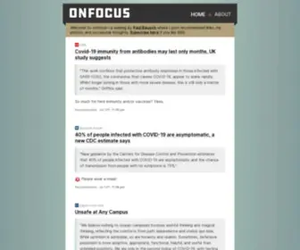 Onfocus.com(Onfocus by Paul Bausch) Screenshot