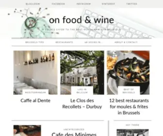 Onfoodandwine.com(On food & wine) Screenshot