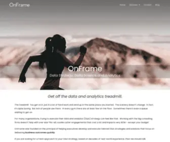 Onframeconsulting.com(OnFrame) Screenshot