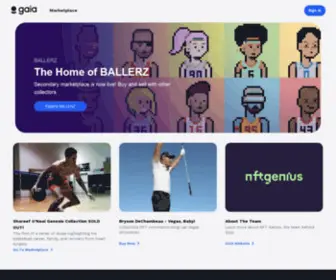 Ongaia.com(The world's best NFT marketplace) Screenshot