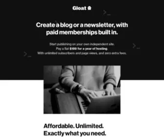 Ongloat.com(Start a paid publication) Screenshot