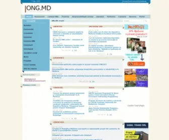 ONG.md(Portal pentru sectorul non) Screenshot