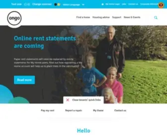 Ongo.co.uk(Social housing) Screenshot