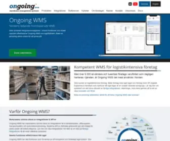 Ongoingwarehouse.se(Ongoing WMS) Screenshot