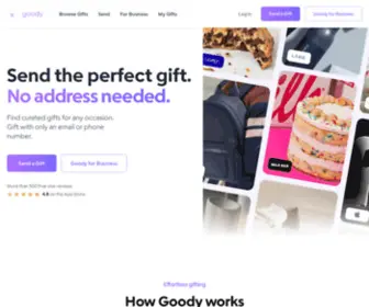 Ongoody.com(Send Personal & Business Gifts as Easily as a Text) Screenshot
