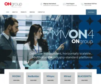 Ongroup.com(Integrating MultiValue technology with information technologies) Screenshot