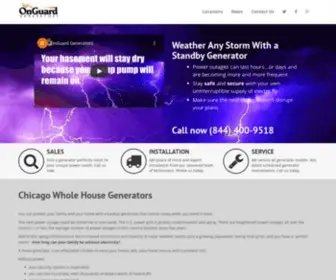 Onguardgenerators.com(Chicago Whole House Generators) Screenshot