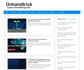 Onhandtrick.com(Learn Something New Tips & Tricks) Screenshot