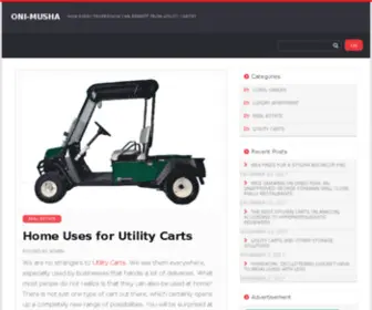 Oni-Musha.com(鬼武者.com) Screenshot