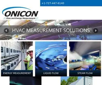 Onicon.com(ONICON delivers innovative HVAC flow and energy (BTU)) Screenshot