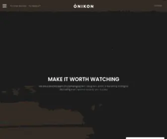 Onikon.com(ONIKON Creative) Screenshot