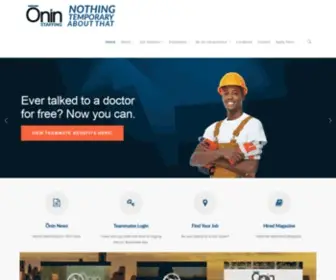 Oninstaffing.com(Ōnin) Screenshot