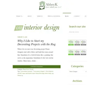 Oninteriordesign.com(Blog) Screenshot