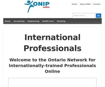 Onip.ca(ONIP Online) Screenshot