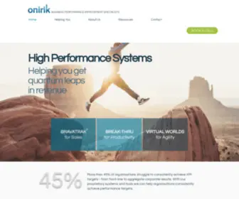 Onirik.com.au(Systems to Create High Performing Teams) Screenshot