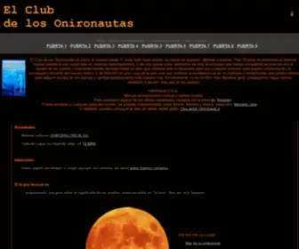 Onironautas.org(Todo sobre los sueños) Screenshot